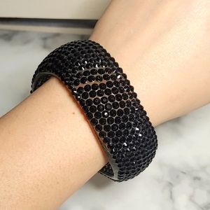 Black Rhinestone Bracelet